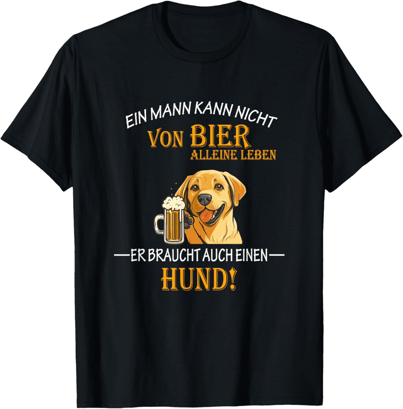 Lustiges T-Shirt für Väter mit Labrador: 