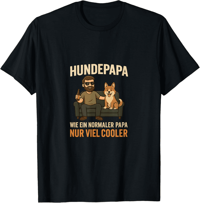 Hundepapa T-Shirt – Cooles Geschenk für Hundeliebhaber