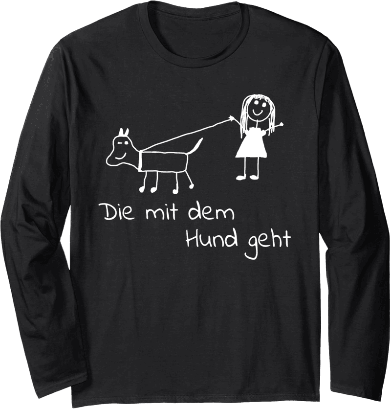 Langarmshirt für Hundeliebhaber
