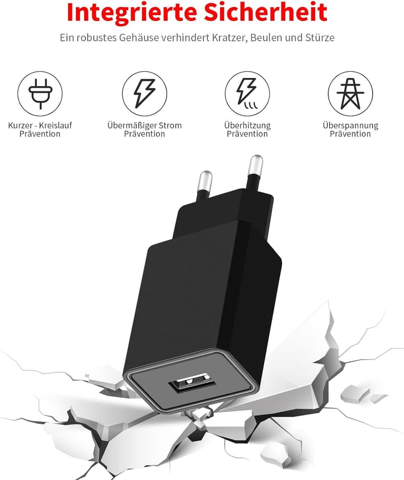 5V USB-C Netzteil für iPhone, Huawei, Samsung & mehr