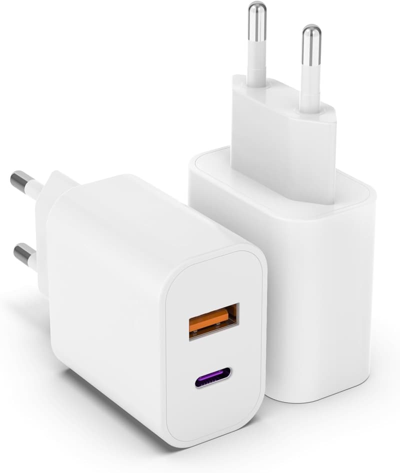 20W USB C Adapter 2er Pack für iPhone Schnellladung