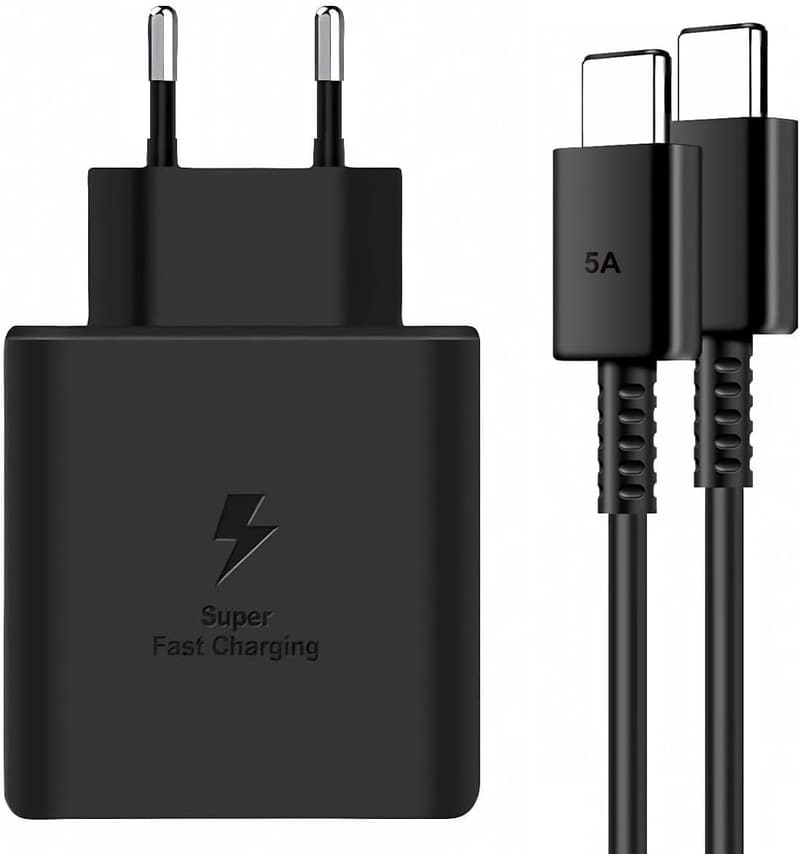 Schnellladegerät 45W für Samsung Galaxy S24/S23/S22 Ultra, USB-C, 2m Kabel