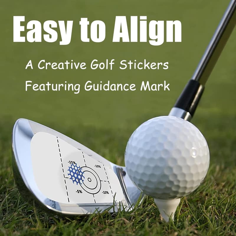 Golf Impact Tape - 150 Aufkleber für Golfschläger & Schwungtraining
