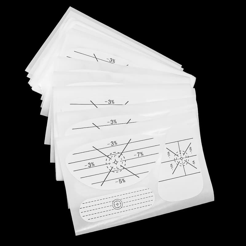 Golf Impact Tape - 50PC Zielaufkleber für präzises Golftraining