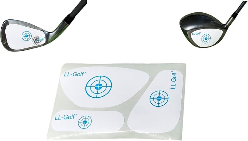 Golf Impact Tapes Set – 90er für Driver, Eisen & Hybrid Schläger