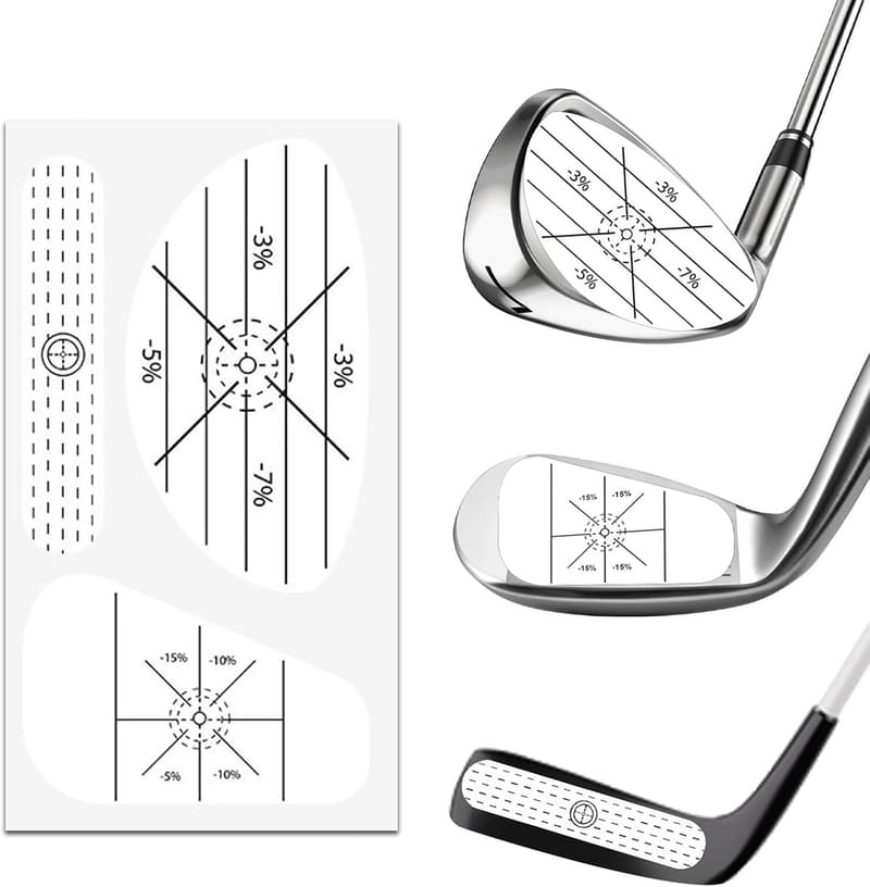 Golf Impact Tapes – 100 Stück Trainingshilfen für präzisen Golfschwung