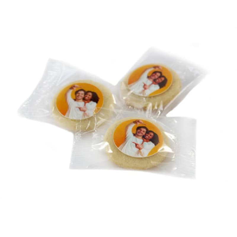 Individuelle Fotocookies aus selbstgebackenem Butterkeks
