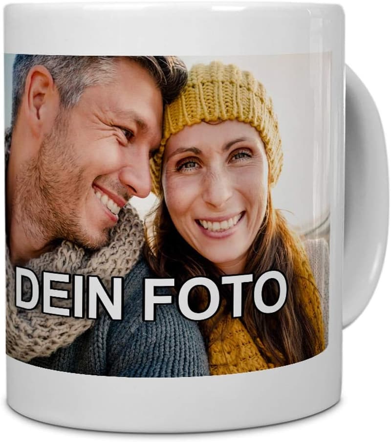 Personalisierte Fototasse für kreative Kaffeeliebhaber