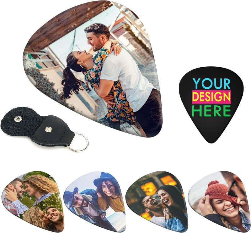 Personalisierte Gitarren-Plektren mit Foto/Logo, 0,71 mm
