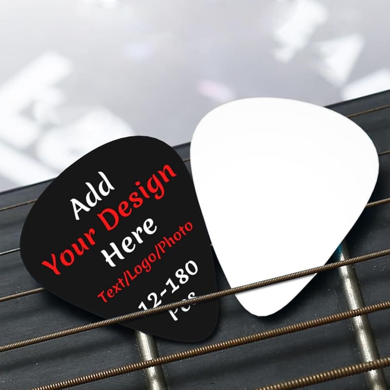 Personalisierte Gitarren-Plektren mit Foto/Text für Gitarrenspieler