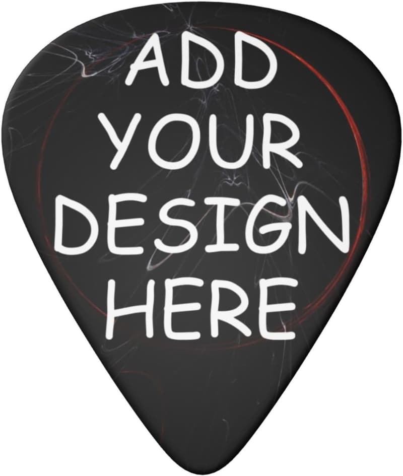 Personalisierte Gitarrenplektren 6er-Pack mit eigenem Design