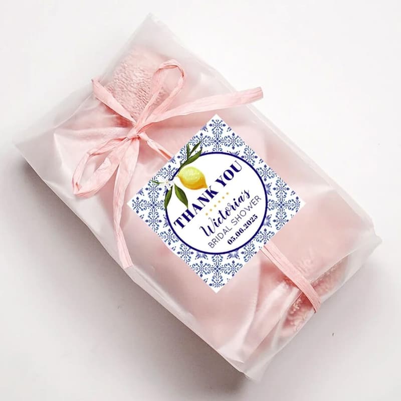 Personalisierte Zitronen-Geschenketiketten für Hochzeiten, 100 Stück