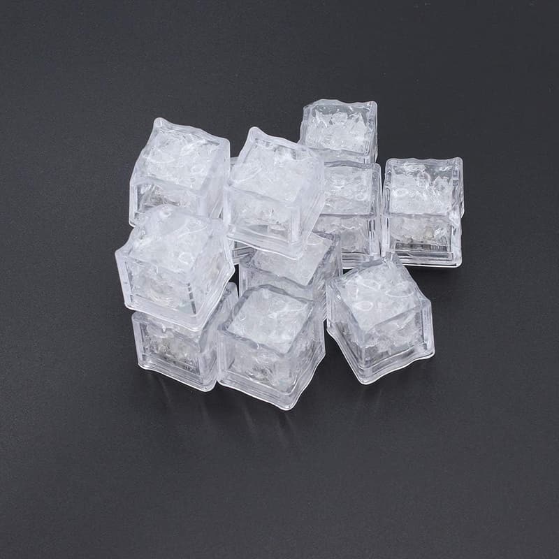 LED Eiswürfelschale 12er Pack für Hochzeiten und Weihnachtsfeiern