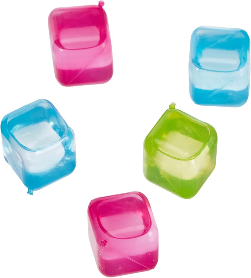 Eiswürfelform Set aus Kunststoff, 30 Stück, bunt