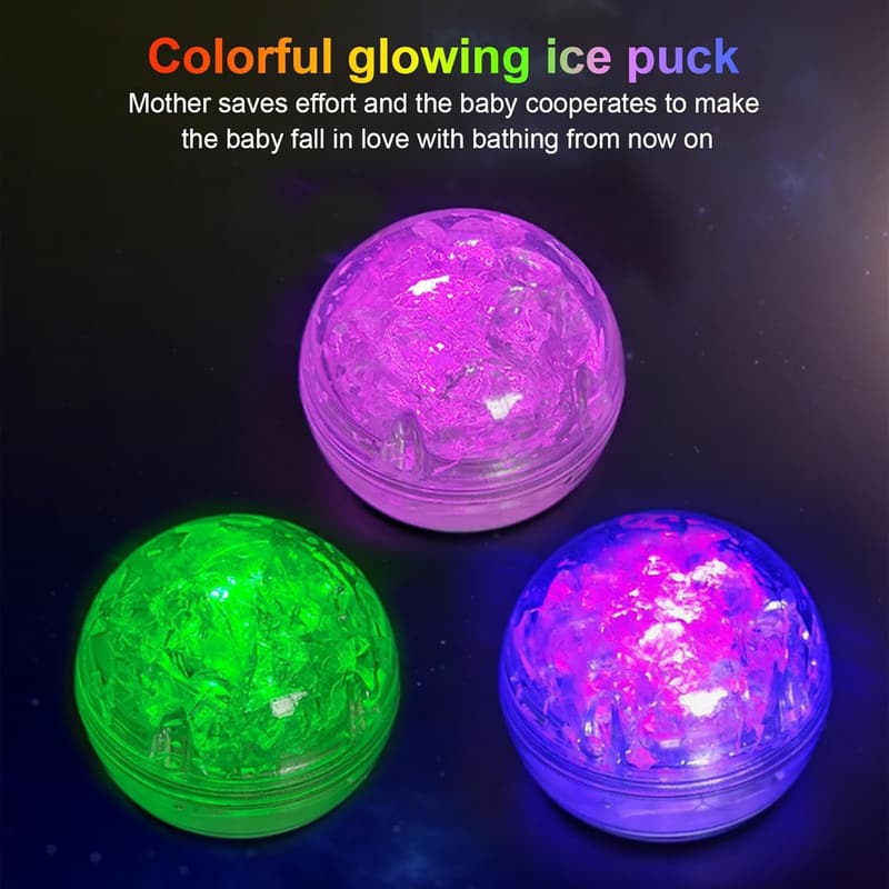 12 Stück LED Eiswürfel für Getränke – Wasseraktiviert für Partys und Veranstaltungen
