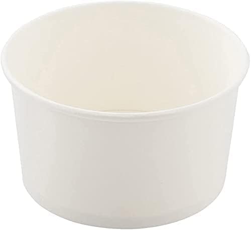 50 kompostierbare Eisbecher 240 ml aus umweltfreundlichem Karton