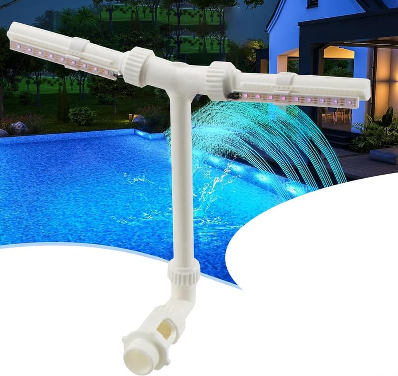 RGB Solar-Poolbrunnen mit Fernbedienung und verstellbarem Sprinkler
