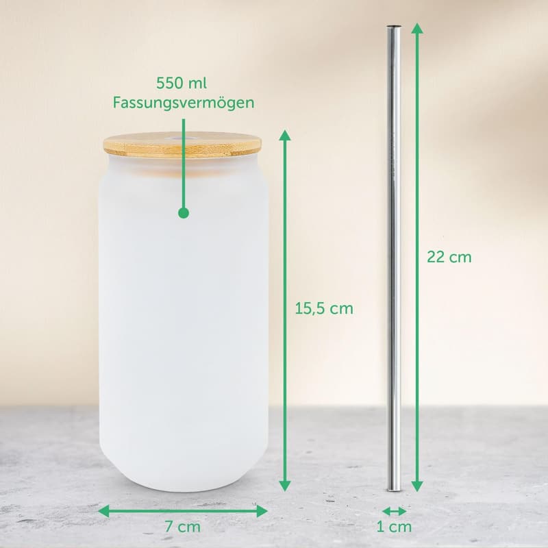 Trinkbecher mit Deckel & Strohhalm – Personalisiertes Geschenk für beste Freundinnen – 550 ml
