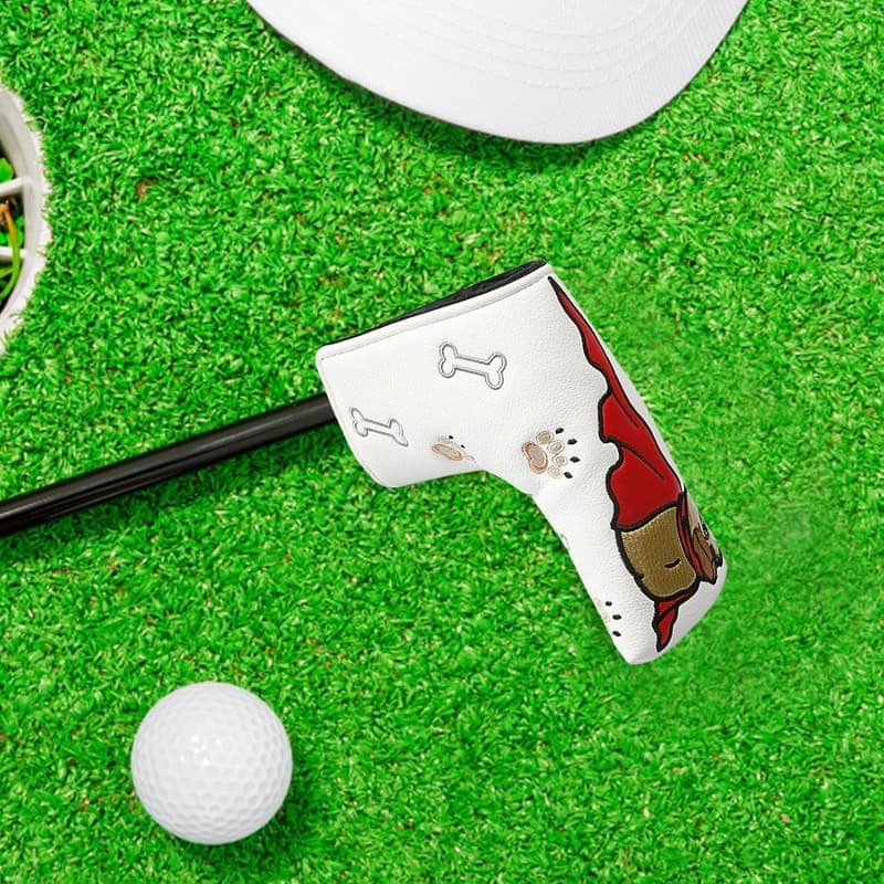 Wasserdichte Schlagerhaube mit Magnetverschluss für Golfspieler, Französische Bulldogge Motiv