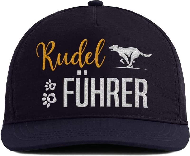 Rudelführer Snapback für Männer – Lustige Kappe für Hundeliebhaber
