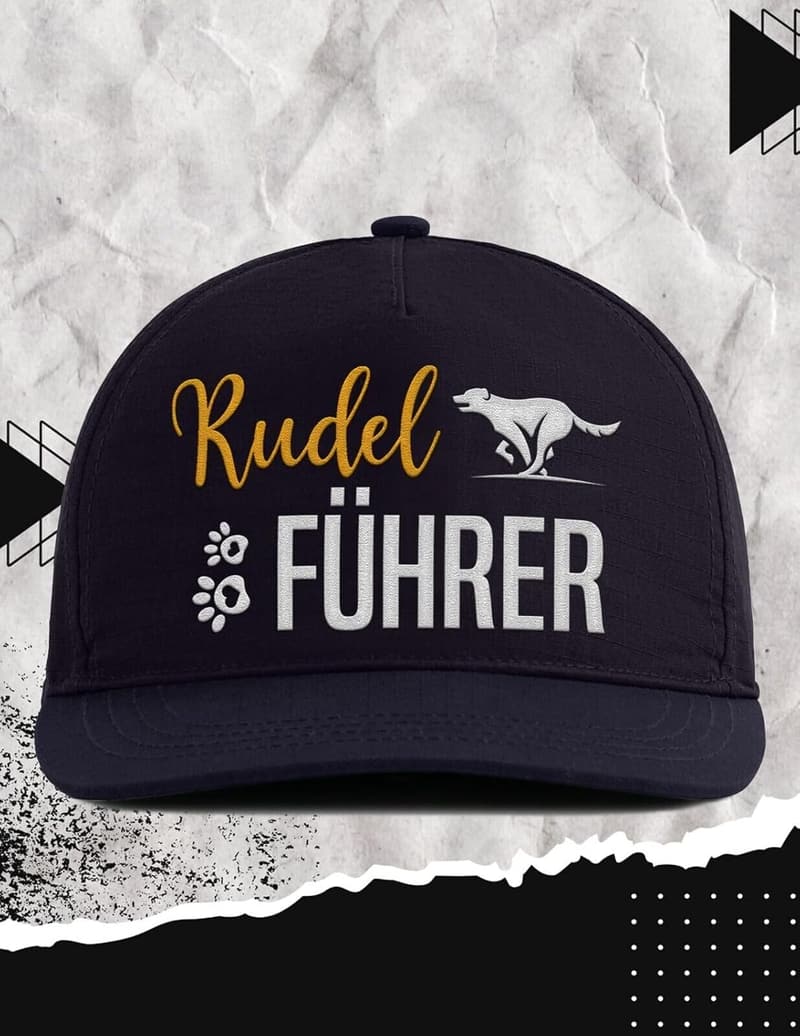 Rudelführer Snapback für Männer – Lustige Kappe für Hundeliebhaber