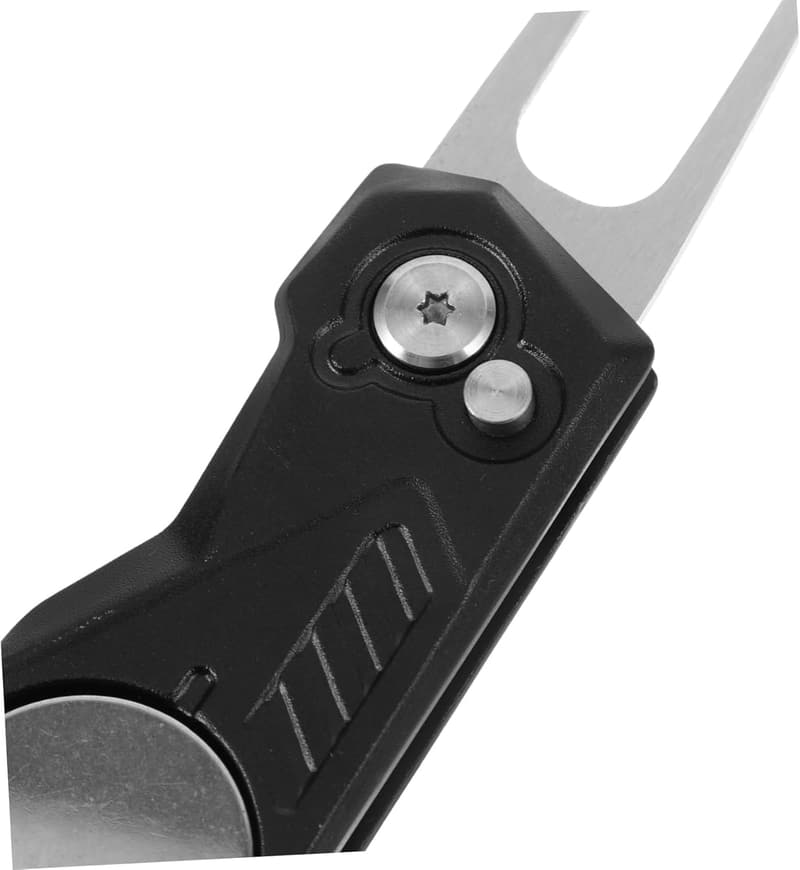 Faltbares Golf-Divot-Tool aus schwarzer Aluminiumlegierung
