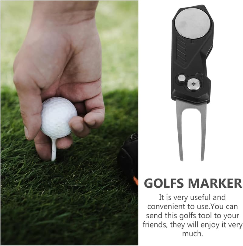 Golf Divot Werkzeug aus Metall für Golfspieler – Grünpflege-Tool