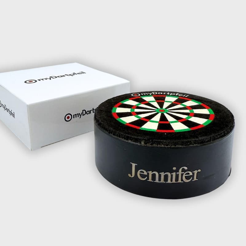 Personalisierter Dartpfeilhalter mit Gravur für 12 Dartpfeile