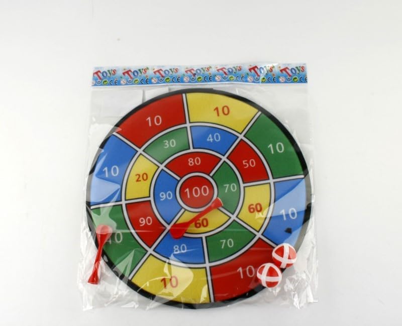 Dimasa Klett-Dartscheibe 36 cm mit Tasche, mehrfarbig