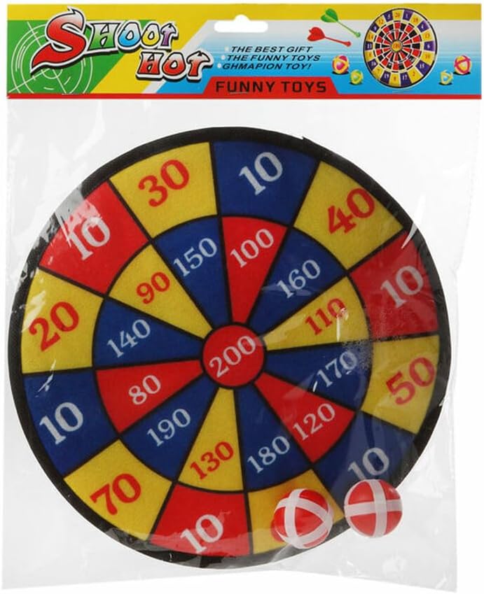 Sport Dartscheibe mit Klettverschluss, 34 x 28 cm