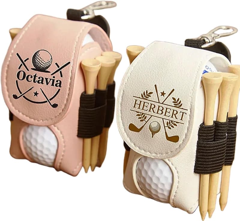 Personalisierte Kunstleder-Golftasche mit Halter für Golfer