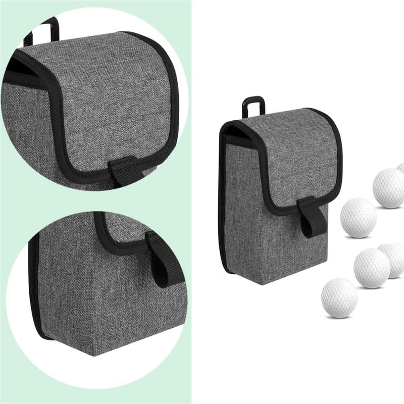 Golfball Tasche für Männer und Frauen – Tragbare Mini Aufbewahrungstasche