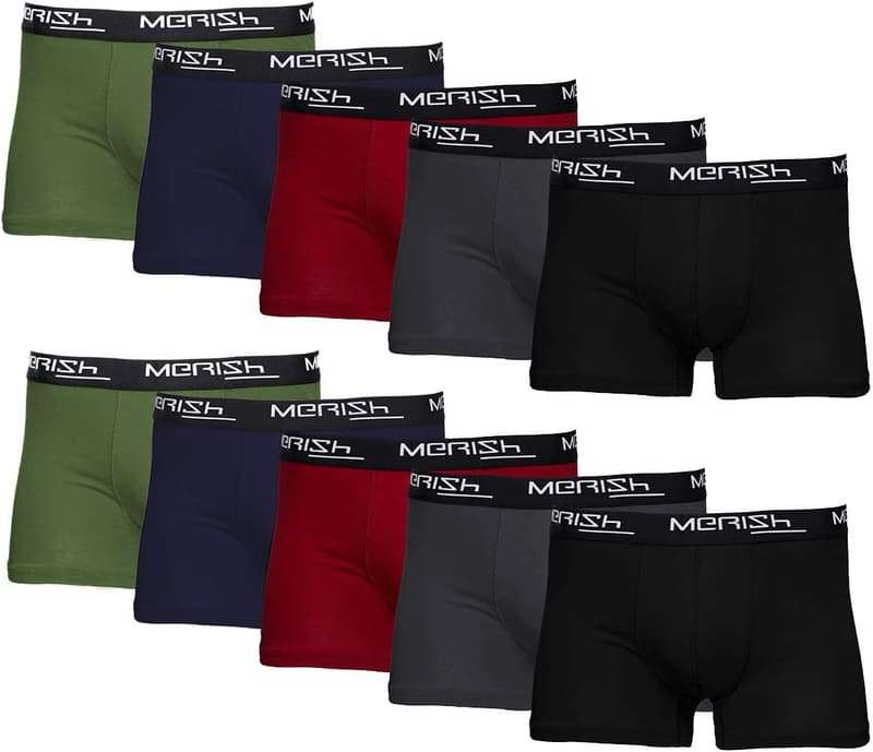 MERISH Herren Retroshorts im Mehrpack S-5XL