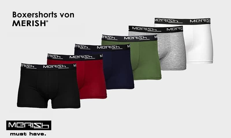 MERISH Herren Retroshorts im Mehrpack S-5XL