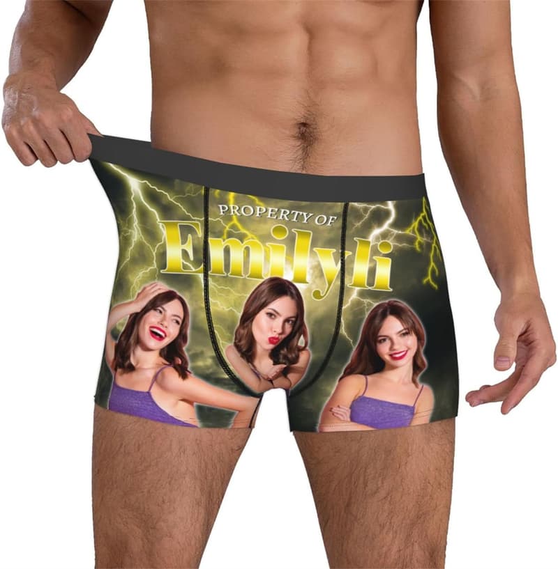 Personalisierte Fotounterwäsche für Herren - Lustige Boxershorts
