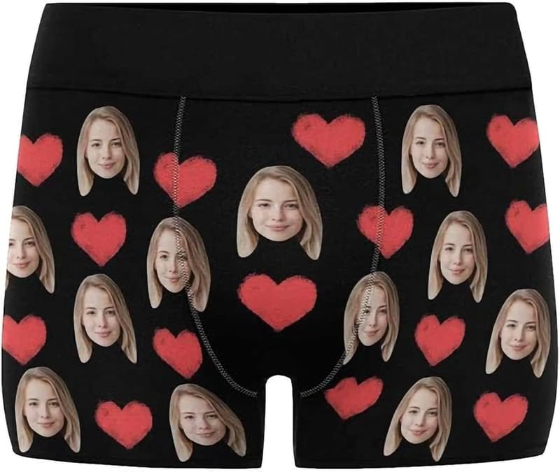 Personalisierte Boxershorts mit Gesicht für Männer