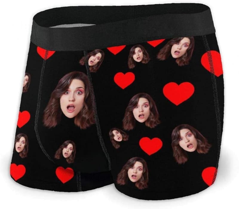 Personalisierte Boxershorts für Männer mit Foto – Geschenkidee zu Weihnachten