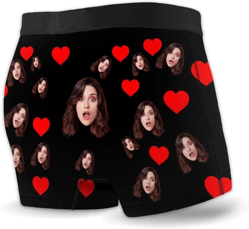 Personalisierte Boxershorts für Männer mit Foto – Geschenkidee zu Weihnachten