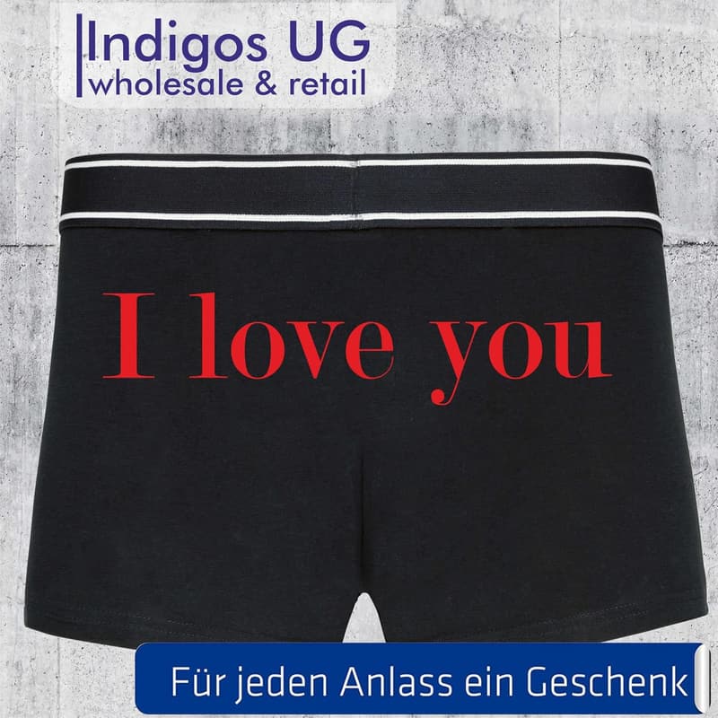Personalisierte Boxershorts mit Wunschtext – Lustige Unterwäsche für Männer