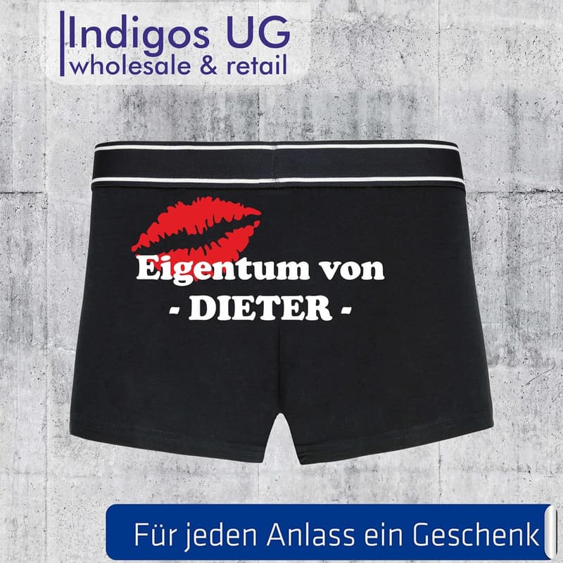 Personalisierte Boxershorts mit Druck - Freizeitunterwäsche für Männer