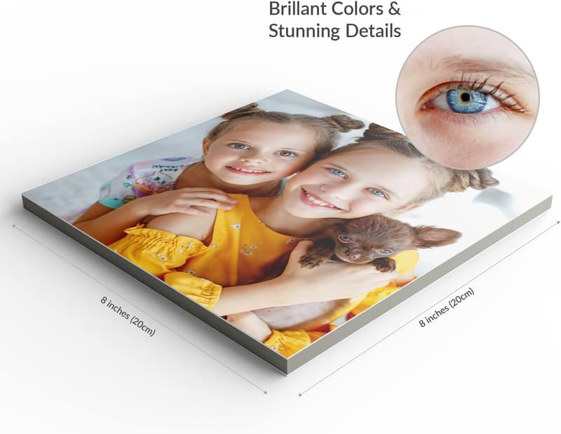 Personalisierte Fotokachel 20x20 cm – Individuelle Wanddekoration