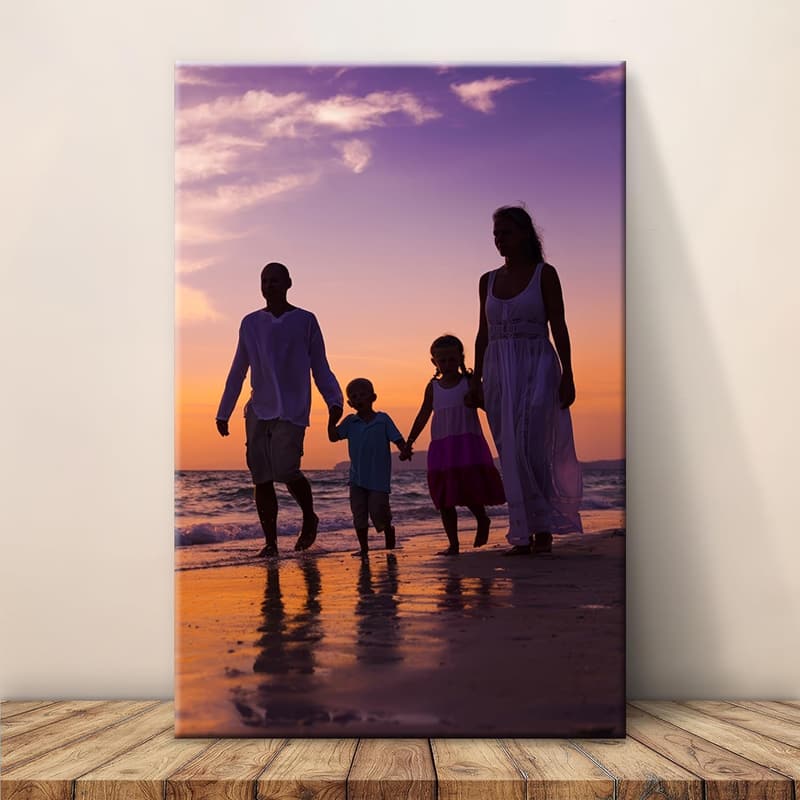 Persönliches Leinwandbild 20x30 cm mit Holzrahmen – Ihr Foto sofort online