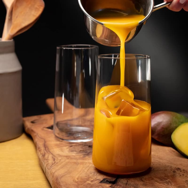 Highball Trinkgläser 6er Set aus kristallklarem Glas, 540 ml