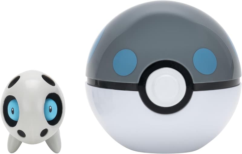 Clip and Go Pokéball mit Stollunior Figur (5 cm)
