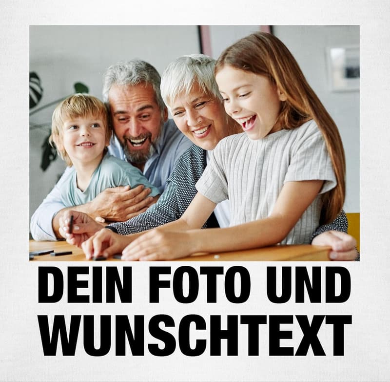 Personalisierter Baby Body mit Namen und Foto für Jungen und Mädchen