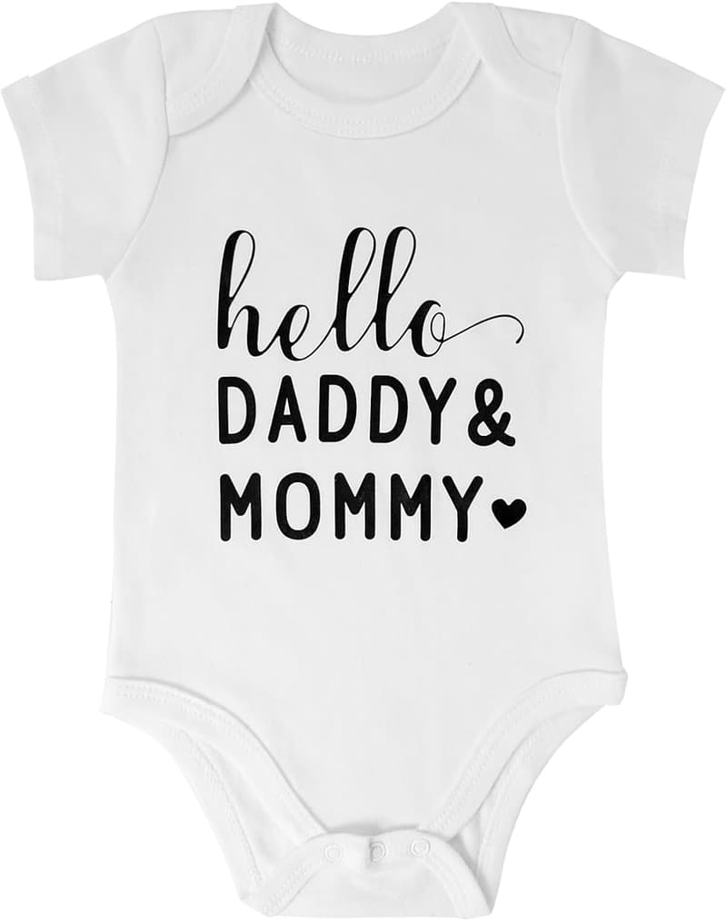 Personalisierter Babystrampler für Neugeborene - Geschenk zur Geburt