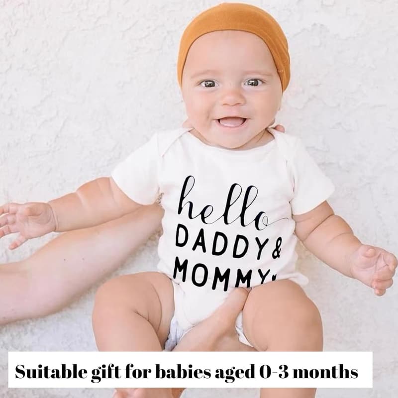 Personalisierter Babystrampler für Neugeborene - Geschenk zur Geburt