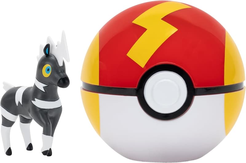Clip and Go Pokéball mit Elezeba - 5 cm bewegliche Figur