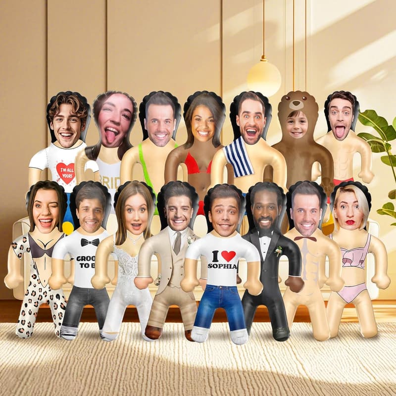 Personalisierter Foto-Ballon für Bachelorette-Party und Hochzeiten