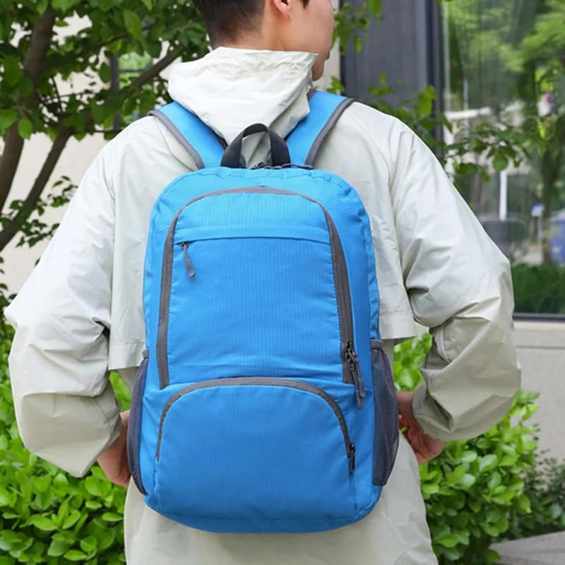 Wasserdichter, faltbarer Rucksack für personalisierte Logos – Outdoor Reisen